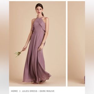 Birdy Grey Jules Dress in Dark Mauve